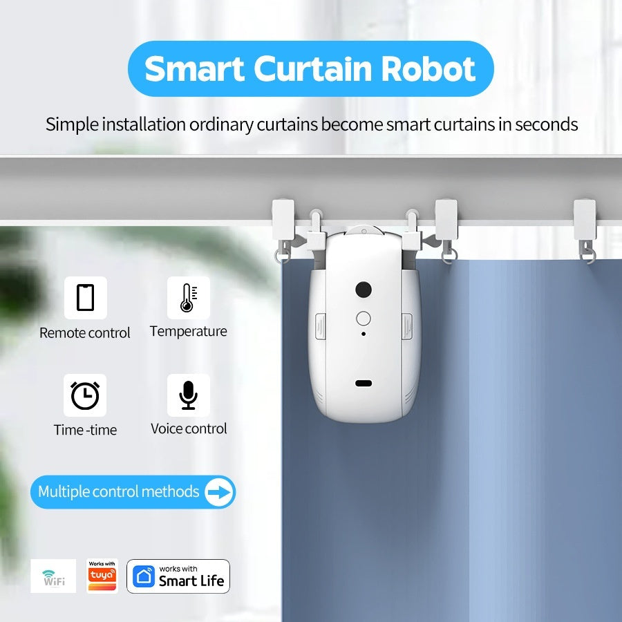 Bluetooth Electric Curtain Controller Graffiti Intelligent