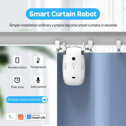Bluetooth Electric Curtain Controller Graffiti Intelligent