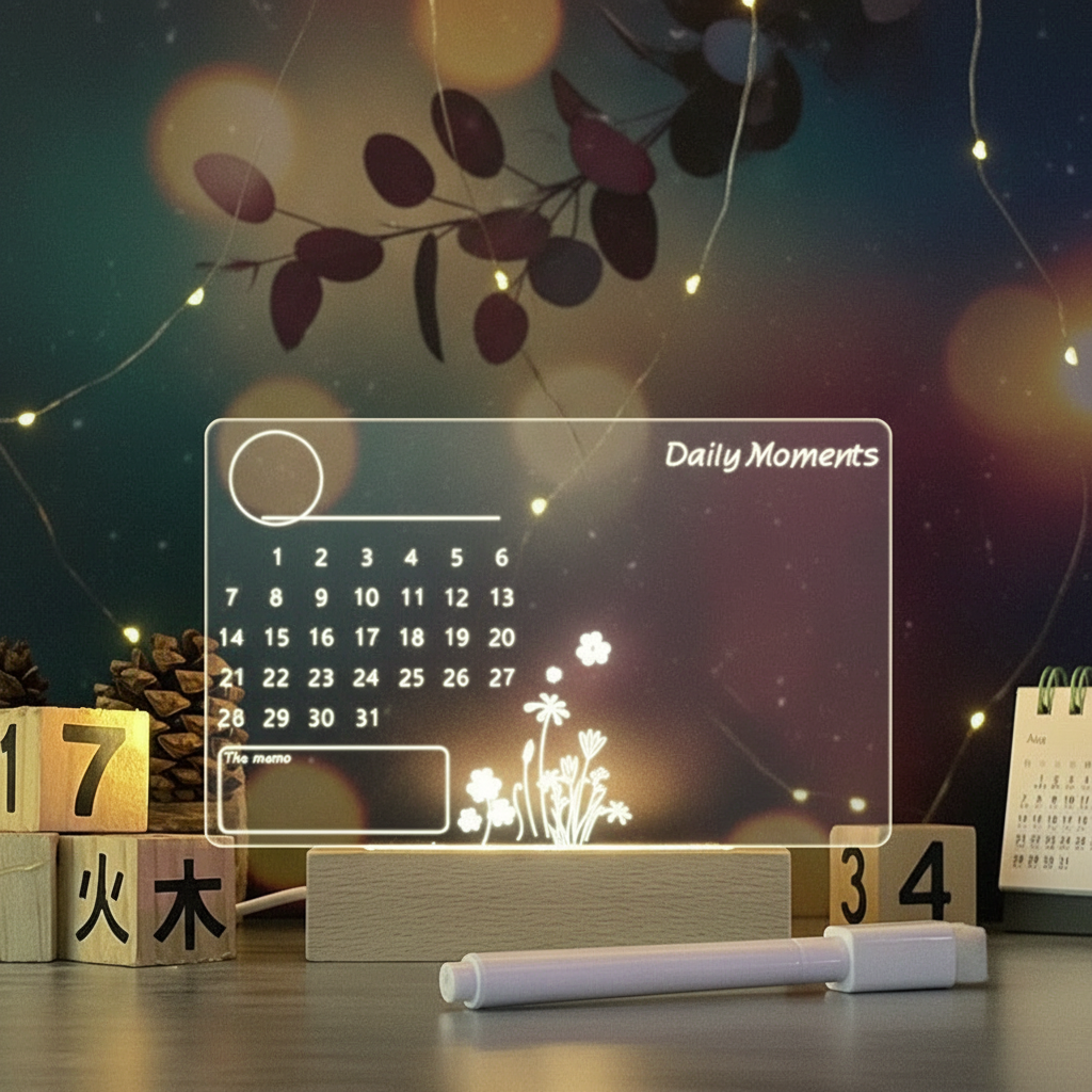 Creative Note Board Creative Led Night Light USB Message Board Holiday Light With Pen Gift For Decoration Night Lamp